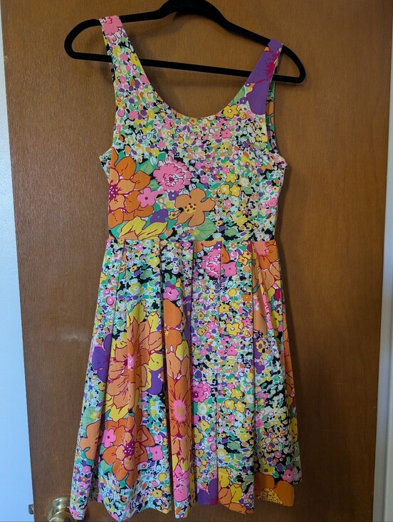 H&M Dresses & Skirts - H&M Floral Sleeveless Mini Dress in Pink, Orange, Yellow & Purple
